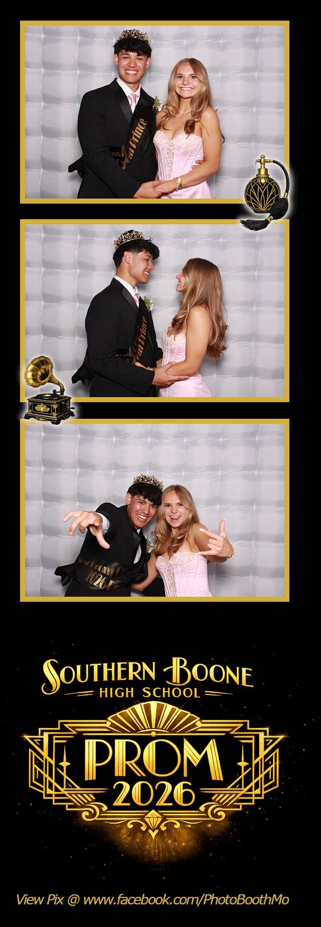Southern Boone High School prom photo booth strip